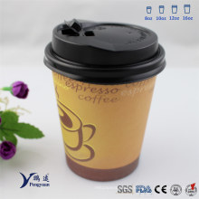 Biologisch abbaubare Espresso Großhandel Kaffee Papier Tassen